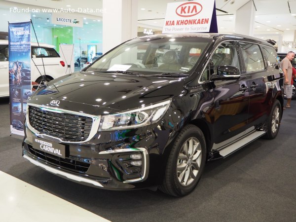 Kia Grand Carnival 3 (facelift 2018) 3.3 V6 (270 лс) Автомат | Технические характеристики, расход топлива , Габариты - фото