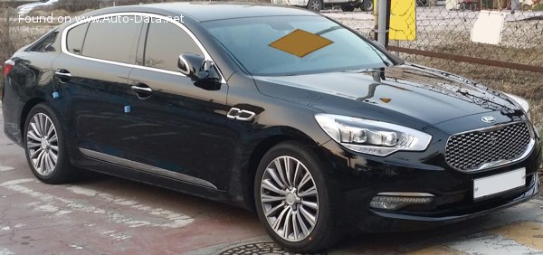 Kia K9 1 (facelift 2014) 3.8 GD1 V6 (311 лс) Автомат | Технические характеристики, расход топлива , Габариты - фото