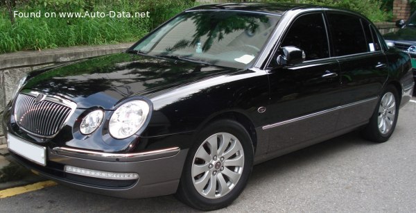 Kia Opirus 3.8 i V6 245 (266 лс) | Технические характеристики, расход топлива , Габариты - фото