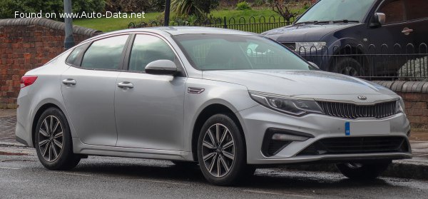 Kia Optima IV (facelift 2018) 2.4 GDI (185 лс) Sportmatic | Технические характеристики, расход топлива , Габариты - фото