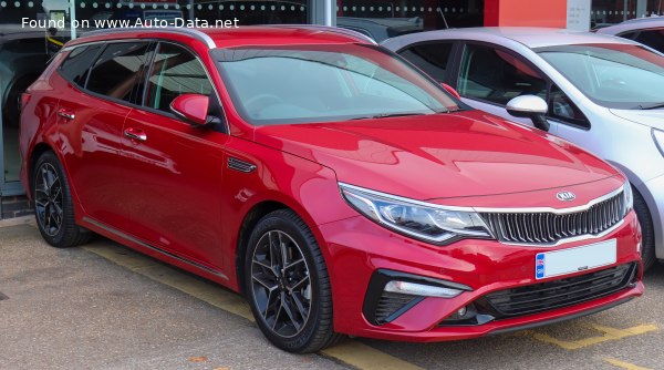 Kia Optima IV Sportswagon (facelift 2018) GT 2.0 T-GDI (238 лс) GPF Sportmatic | Технические характеристики, расход топлива , Габариты - фото