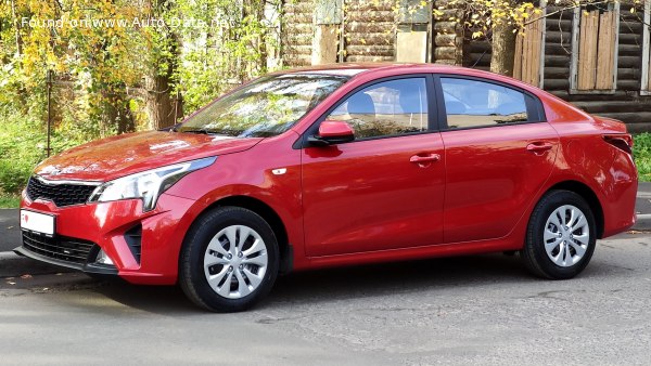 Kia Rio IV Sedan (FB/UC, facelift 2020) 1.4 Kappa (100 лс) Automatic | Технические характеристики, расход топлива , Габариты - фото