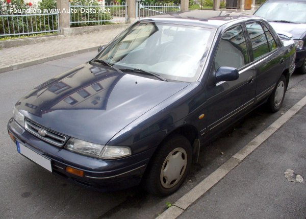 Kia Sephia (FA) 1.5i 16V (105 лс) | Технические характеристики, расход топлива , Габариты - фото