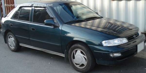 Kia Sephia Hatchback (FA) 1.8 i 16V (112 лс) | Технические характеристики, расход топлива , Габариты - фото