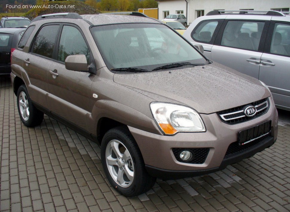 Kia Sportage II (facelift, 2008) 2.0 CRDi (150 лс) Automatic | Технические характеристики, расход топлива , Габариты - фото