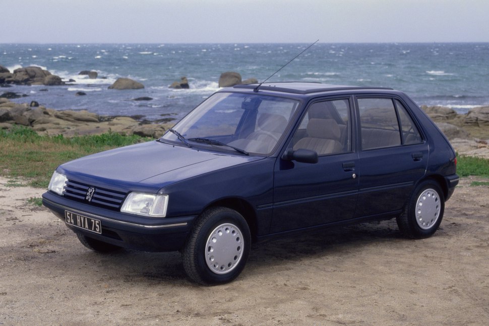 Peugeot 205 I (20A/C, facelift 1987) 1.4 (60 лс) CAT | Технические характеристики, расход топлива , Габариты - фото