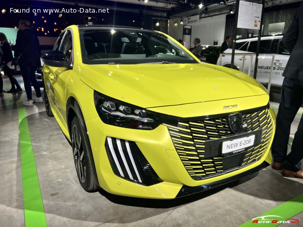 Peugeot 208 II (Phase II, 2023) e-208 51 kWh (156 лс) | Технические характеристики, расход топлива , Габариты - фото