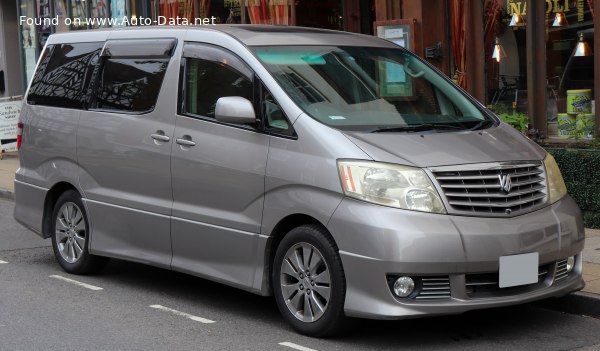 Toyota Alphard I 3.0 i V6 24V (220 Hp) /2002, 2003, 2004, 2005/  Specs - фото