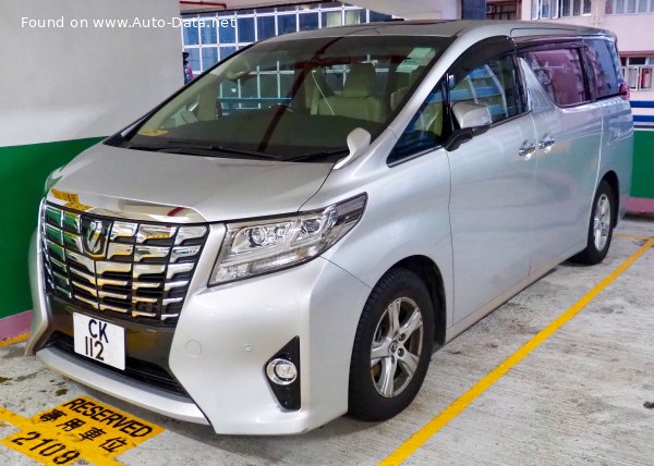 Toyota Alphard III 3.5 V6 (300 Hp) Automatic /2015, 2016, 2017, 2018/  Specs - фото