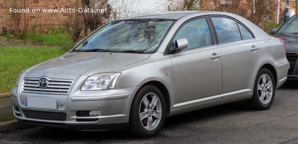 Toyota Avensis II Hatch 2.0 VVT-i (147 Hp) /2003, 2004, 2005, 2006, 2007, 2008, 2009/  Specs - фото