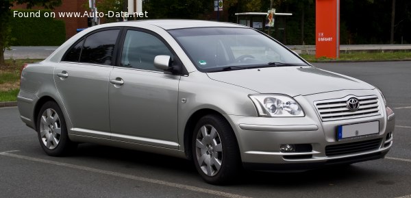 Toyota Avensis II 2.0 VVT-i (147 Hp) /2003, 2004, 2005, 2006, 2007, 2008, 2009/  Specs - фото