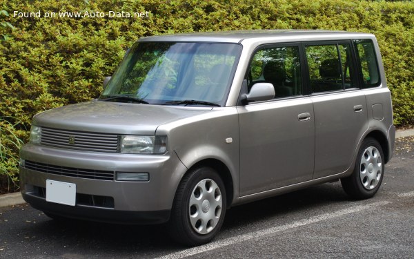 Toyota bB 1.5 i 16V (110 Hp) /2000, 2001, 2002, 2003, 2004, 2005/  Specs - фото