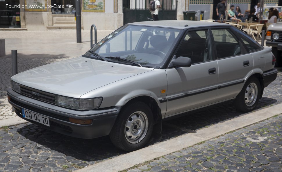 Toyota Corolla Compact VI (E90) 1.8 D (CE90) (64 Hp) /1987, 1988, 1989, 1990, 1991, 1992/ Specs - фото