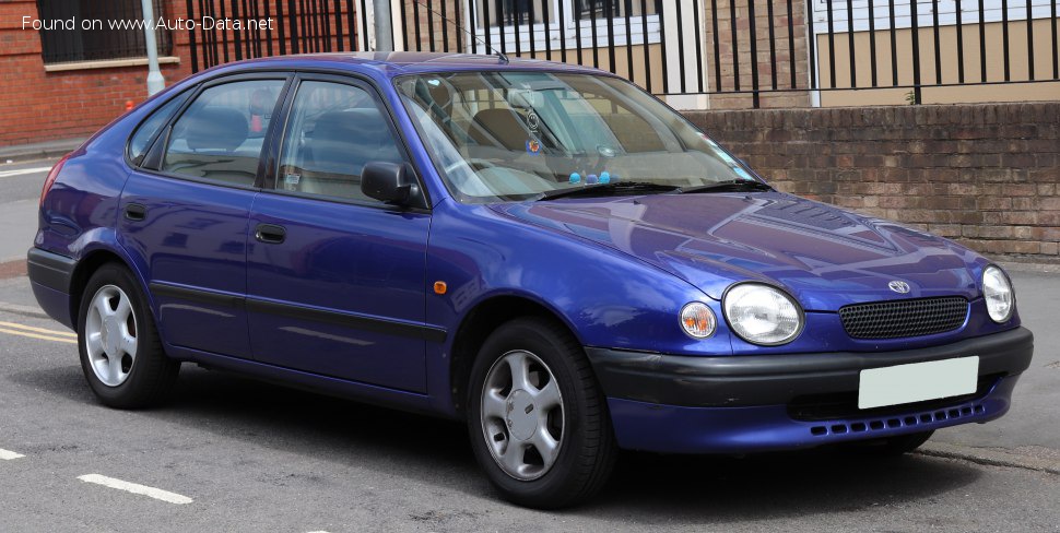 Toyota Corolla Compact VIII (E110) 2.0 D (72 Hp) /1997, 1998, 1999, 2000/  Specs - фото
