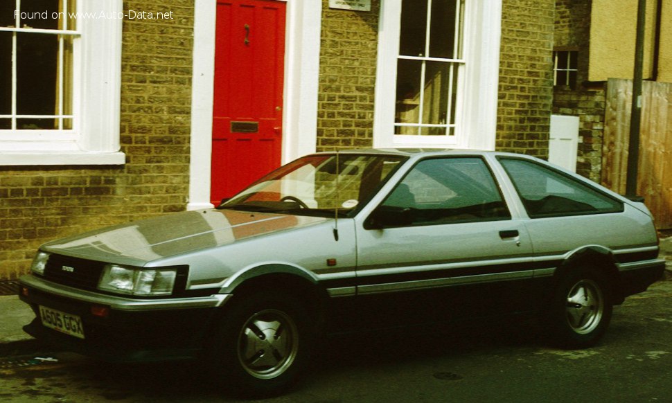 Toyota Corolla Coupe V (E80) 1.6 GT 16V CAT (116 Hp) /1985, 1986, 1987, 1988/  Specs - фото