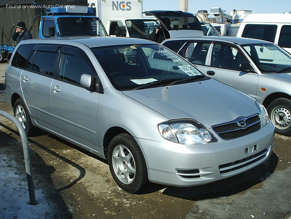 Toyota Corolla Fielder IX 2.2 d (79 Hp) /2000, 2001, 2002, 2003, 2004, 2005, 2006/  Specs - фото