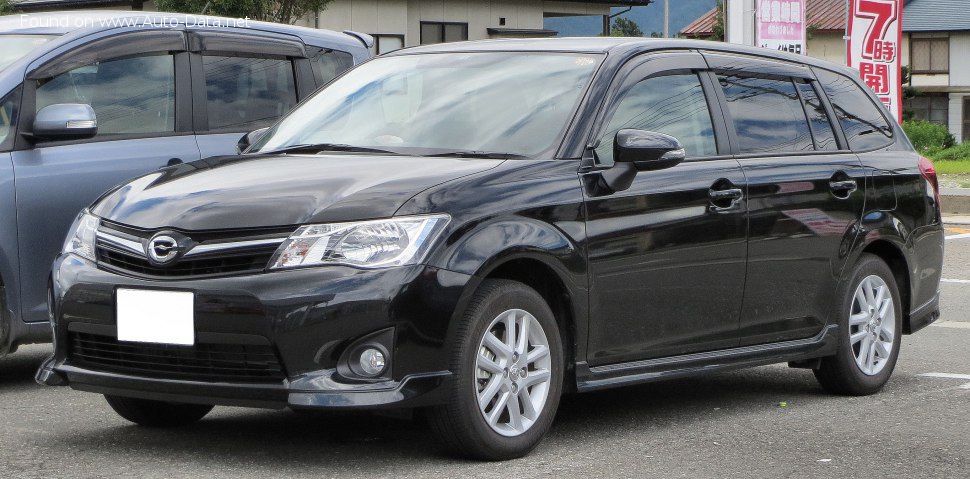 Toyota Corolla Fielder XI 1.5i (103 Hp) AWD CVT /2012, 2013, 2014, 2015, 2016/  Specs - фото