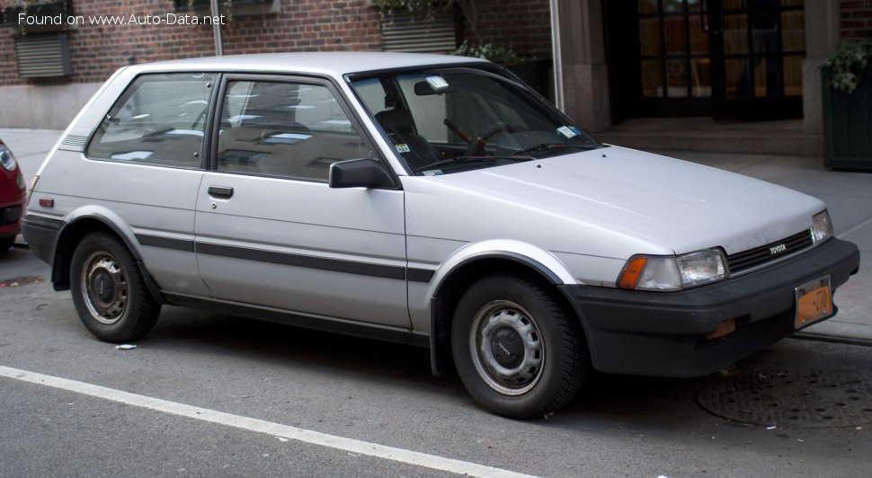 Toyota Corolla FX Compact V (E80) 1.8 D (64 Hp) /1985, 1986, 1987/  Specs - фото