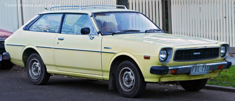 Toyota Corolla Hatch III (E30, E40, E50, E60) 1.6 (84 Hp) /1976, 1977, 1978, 1979, 1980/ Specs - фото