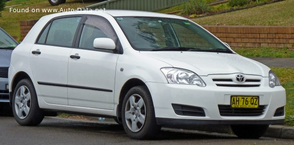 Toyota Corolla Hatch IX (E120, E130) 1.4 D-4D (90 Hp) /2004, 2005, 2006/  Specs - фото