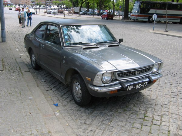 Toyota Corolla II Coupe (E20) 1200 (68 Hp) Automatic /1970, 1971, 1972, 1973, 1974/  Specs - фото