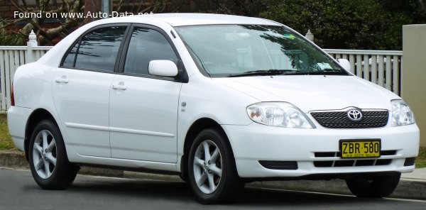 Toyota Corolla IX (E120, E130) 2.0 D-4D (90 Hp) /2001, 2002, 2003, 2004, 2005, 2006/  Specs - фото