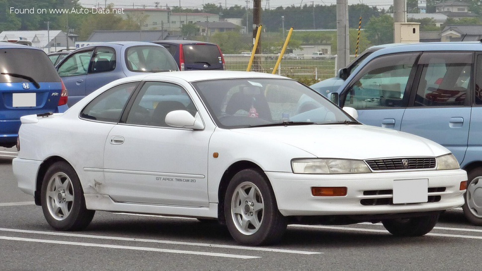 Toyota Corolla Levin 1.5i (105 Hp) /1991, 1992, 1993, 1994, 1995/  Specs - фото