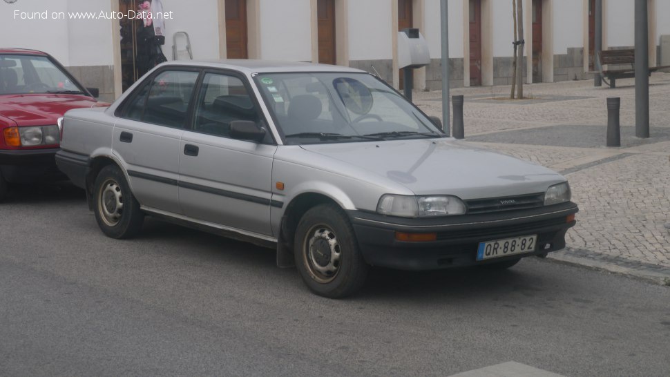 Toyota Corolla VI (E90) 1.6 (105 Hp) /1989, 1990, 1991, 1992, 1993/ Specs - фото