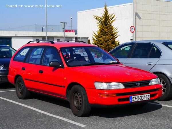 Toyota Corolla Wagon VII (E100) 1.3 i XLI (75 Hp) /1995, 1996, 1997/  Specs - фото