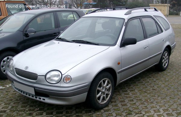 Toyota Corolla Wagon VIII (E110) 2.0 D-4D (90 Hp) /2000, 2001/  Specs - фото