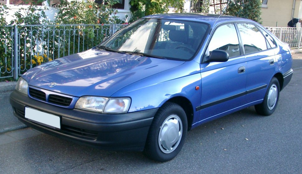 Toyota Corona Hatch (T19) 1.8 i 16V (125 Hp) /1992, 1993, 1994, 1995, 1996, 1997/  Specs - фото