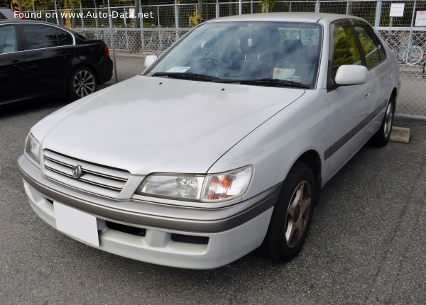 Toyota Corona Premio (T21) 1.6i 16V (105 Hp) Automatic /1996, 1997, 1998, 1999, 2000, 2001/  Specs - фото