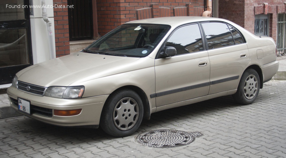Toyota Corona (T19) 2.0 D EX (73 Hp) 4WD /1992, 1993, 1994, 1995, 1996/  Specs - фото