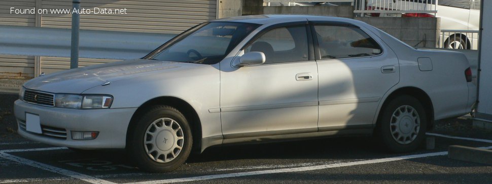 Toyota Cresta (GX90) 2.5 i 24V (180 Hp) /1992, 1993, 1994, 1995, 1996/  Specs - фото