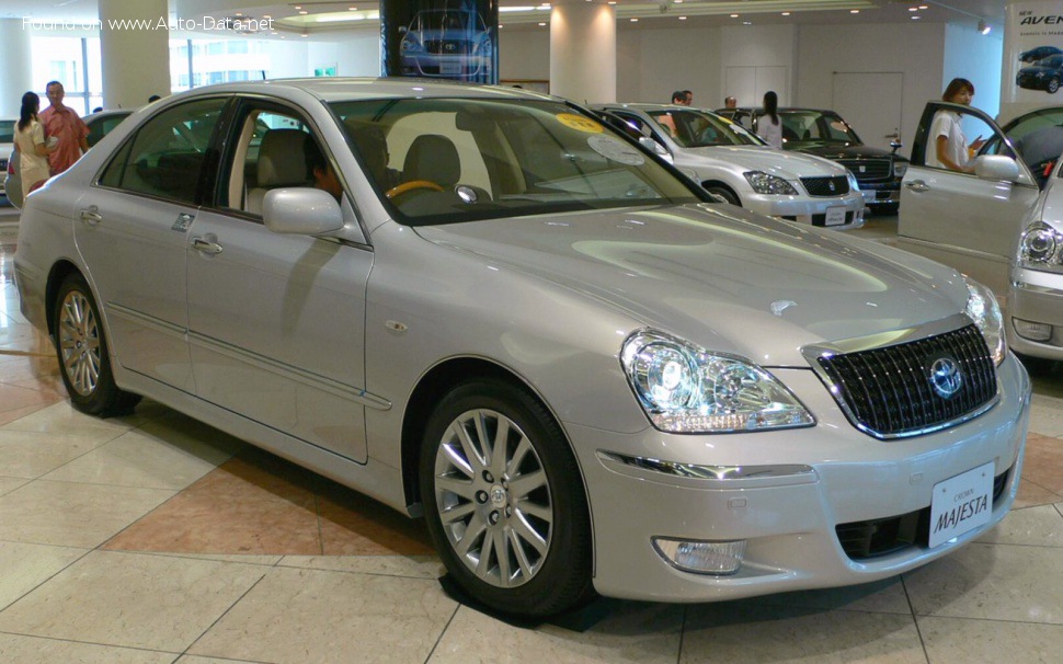 Toyota Crown Majesta IV (S180, facelift 2006) 4.3 i-Four V8 32V (280 Hp) 4x4 Automatic /2006, 2007, 2008, 2009/  Specs - фото
