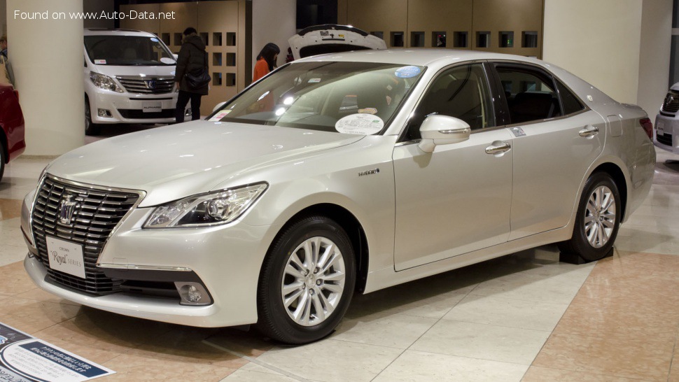 Toyota Crown XIV Royal (S210) 2.5 Four (178+143 Hp) Hybrid 4WD e-CVT /2014, 2015/  Specs - фото