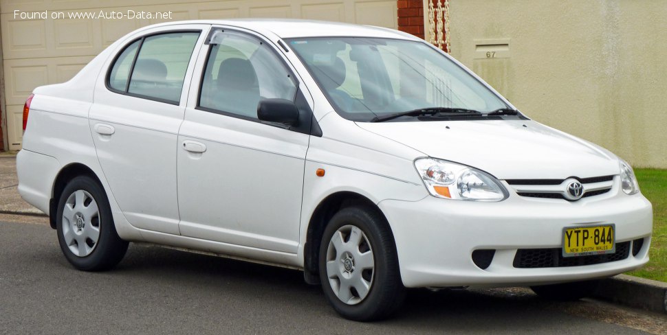 Toyota Echo 1.5i 16V (109 Hp) /1999, 2000, 2001, 2002, 2003, 2004, 2005/  Specs - фото