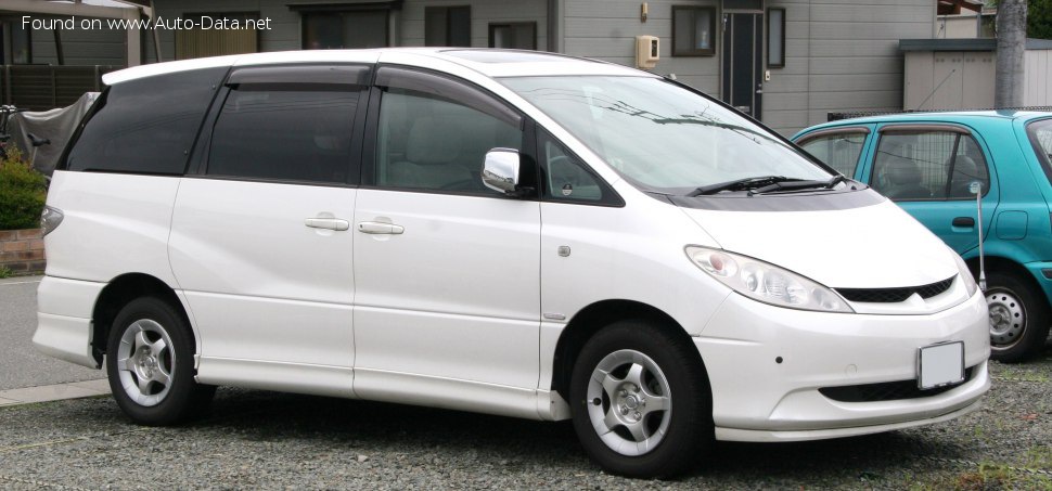 Toyota Estima II 3.0 i 24V (220 Hp) /2000, 2001, 2002, 2003, 2004, 2005/  Specs - фото