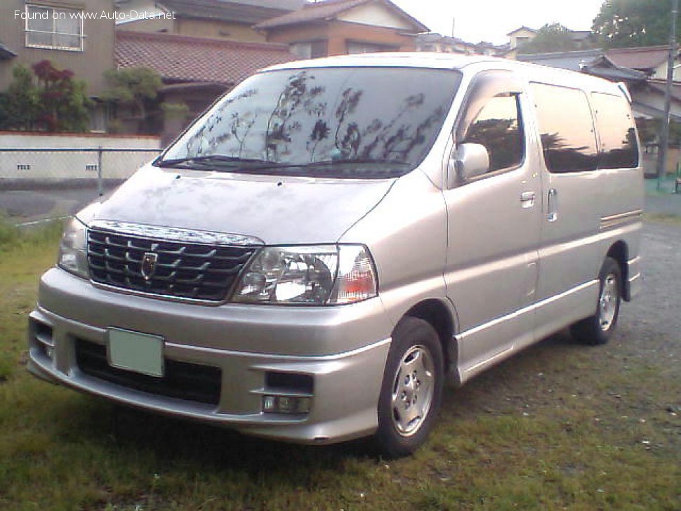 Toyota Grand Hiace 3.0 d (140 Hp) /1999, 2000, 2001, 2002/  Specs - фото