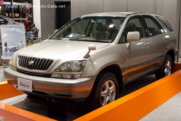 Toyota Harrier I (XU10) 3.0 V6 24V (220 Hp) Automatic /1998, 1999, 2000/  Specs - фото