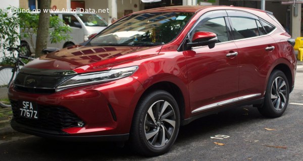 Toyota Harrier III (XU60, facelift 2017) 2.0 (151 Hp) 4WD CVT-i /2017, 2018, 2019, 2020/  Specs - фото