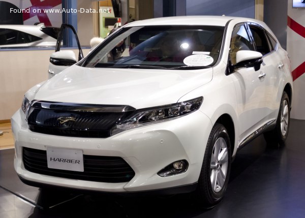 Toyota Harrier III (XU60) 2.5 (197 Hp) Hybrid E-Four e-CVT /2013, 2014, 2015, 2016, 2017/  Specs - фото