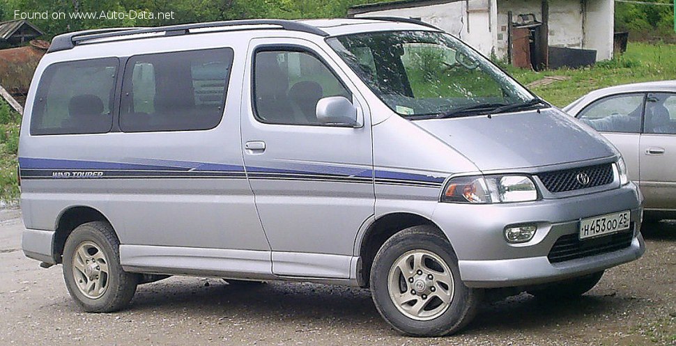 Toyota HiAce Regius 3.0 D (140 Hp) /1995, 1996, 1997, 1998, 1999, 2000, 2001, 2002/  Specs - фото