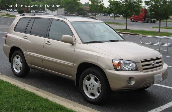 Toyota Highlander I 3.3 i V6 24V 4WD (232 Hp) /2003, 2004, 2005, 2006, 2007/  Specs - фото
