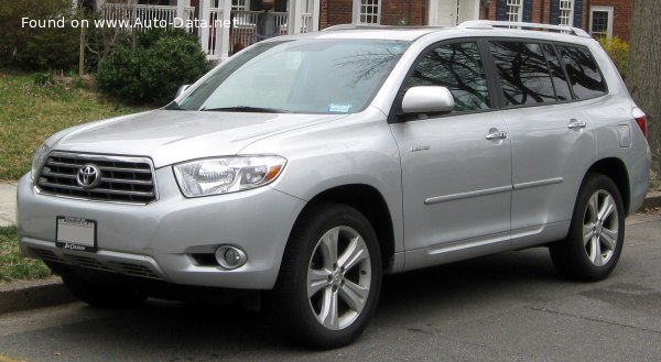Toyota Highlander II 3.5 V6 (273 Hp) 4x4 Automatic /2007, 2008, 2009, 2010, 2011, 2012, 2013/  Specs - фото