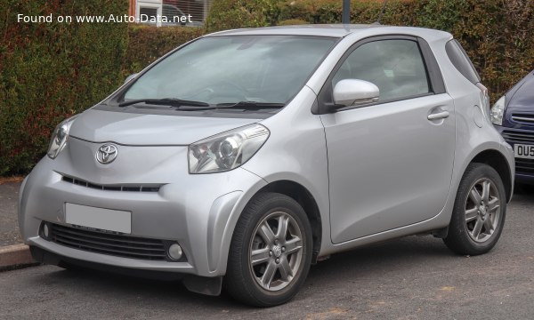 Toyota iQ 1.0 VVT-i (68 Hp) /2008, 2009, 2010, 2011, 2012, 2013, 2014, 2015/  Specs - фото