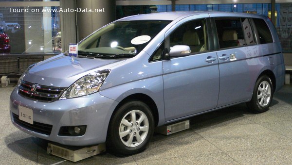 Toyota ISis 2.0 (155 Hp) /2004, 2005, 2006, 2007, 2008, 2009/  Specs - фото