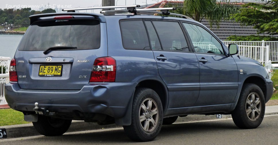 Toyota Kluger I 3.0 V6 24V (220 Hp) /2000, 2001, 2002, 2003, 2004, 2005, 2006, 2007/  Specs - фото