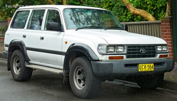 Toyota Land Cruiser (J80, facelift 1995) 4.2 TD (170 Hp) 4WD /1995, 1996, 1997, 1998/  Specs - фото