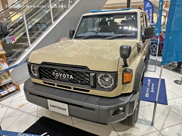 Toyota Land Cruiser (70, Japan) 2.8L (204 Hp) 4WD ECT /2023, 2024, 2025/  Specs - фото
